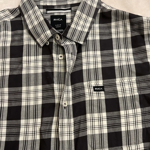 RVCA slim fit button down shirt - Picture 2 of 10